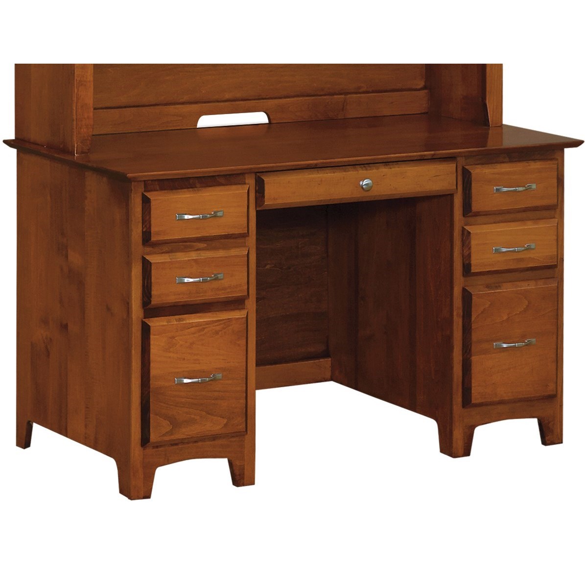 Large wood desk with drawers hot sale